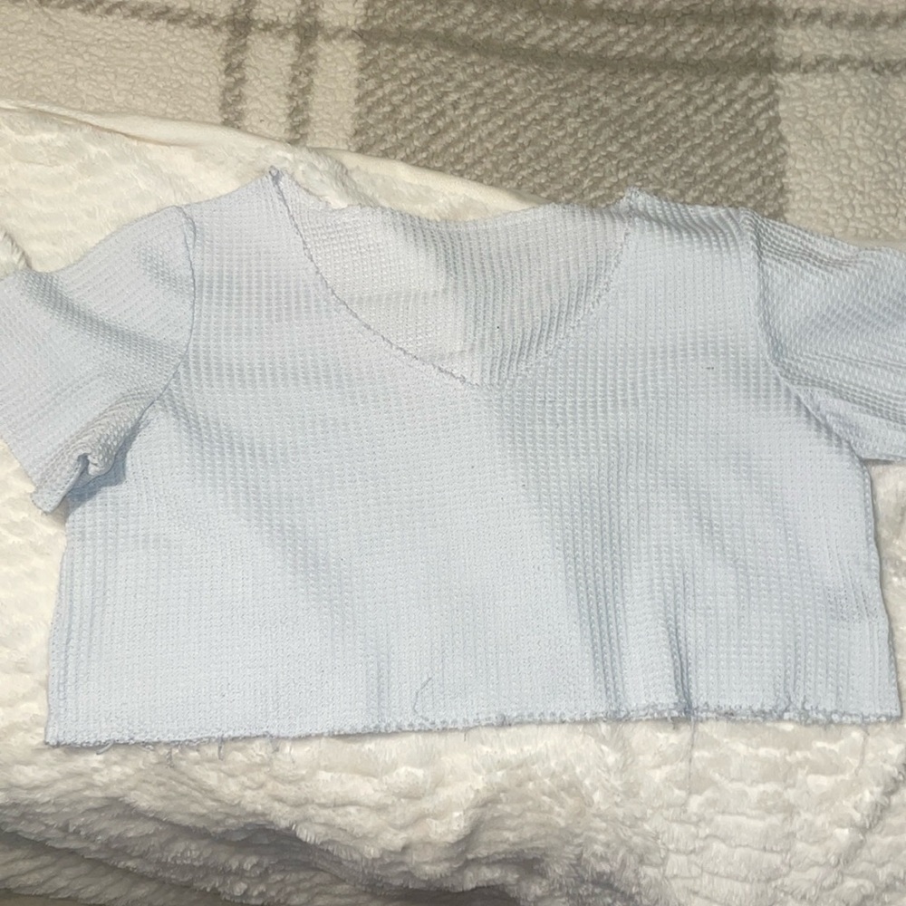 cropped mesh shirt from shein